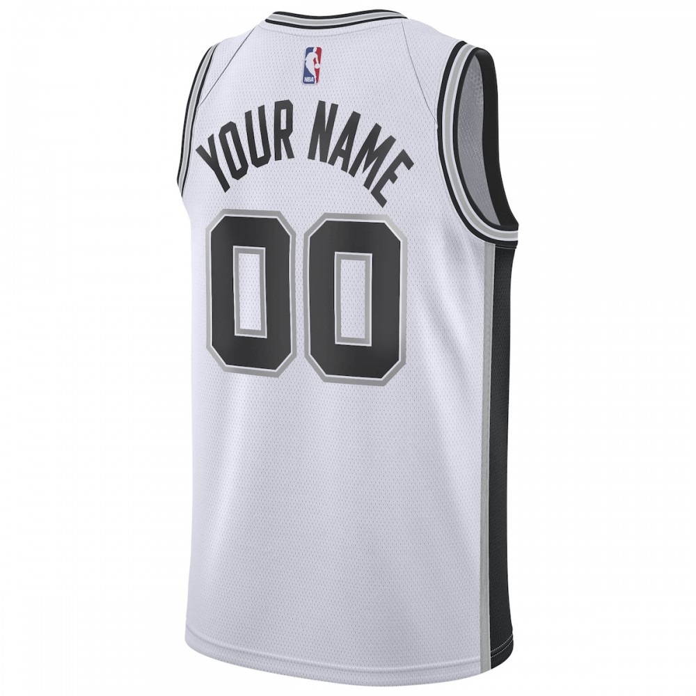 San Antonio Spurs Custom Swingman Jersey White - Association Edition-Pro Kit Vault | Brand New 26/27 Sports Jerseys